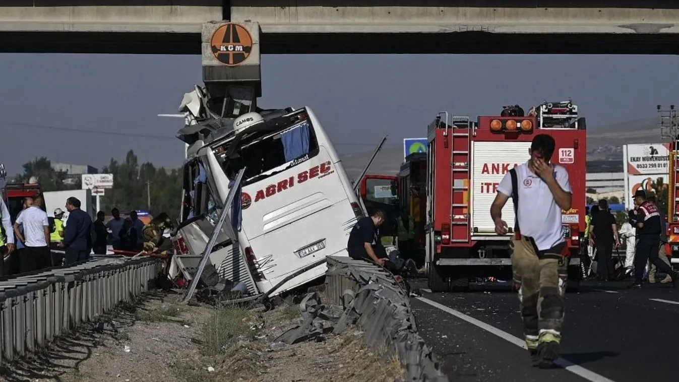 At least 9 killed after passenger bus crash into bridge pillar in Ankara