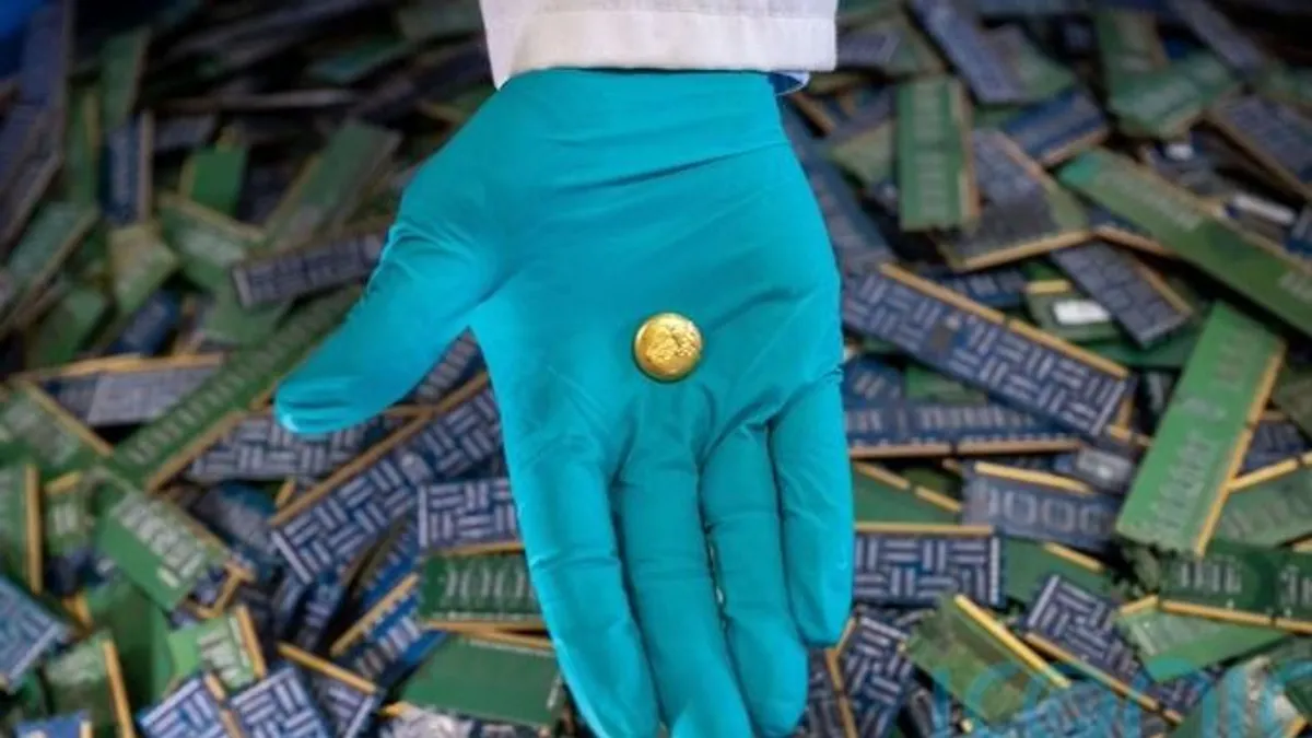 Több száz kilogramm aranyhoz lehet hozzájutni az elektronikus hulladékból