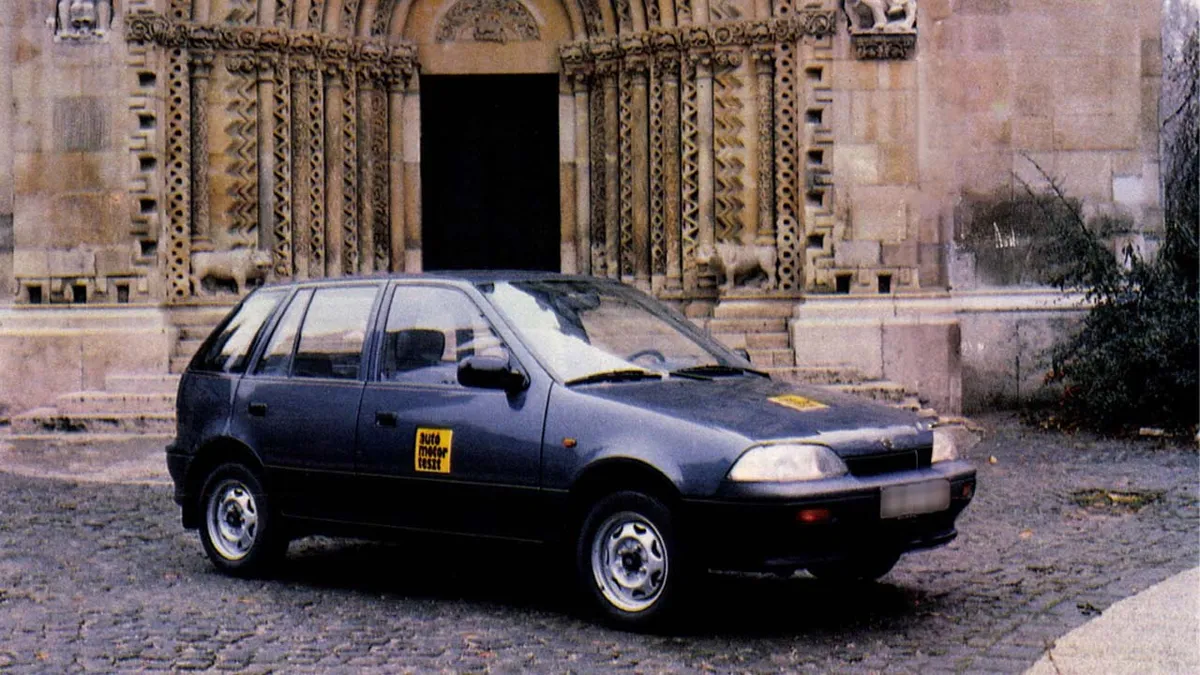 Autótesztek a hőskorból: Suzuki Swift 1.0 GL, a leendő „mi autónk”