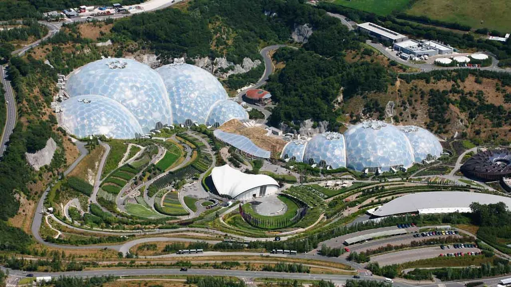 The Eden Project: An Aerial View