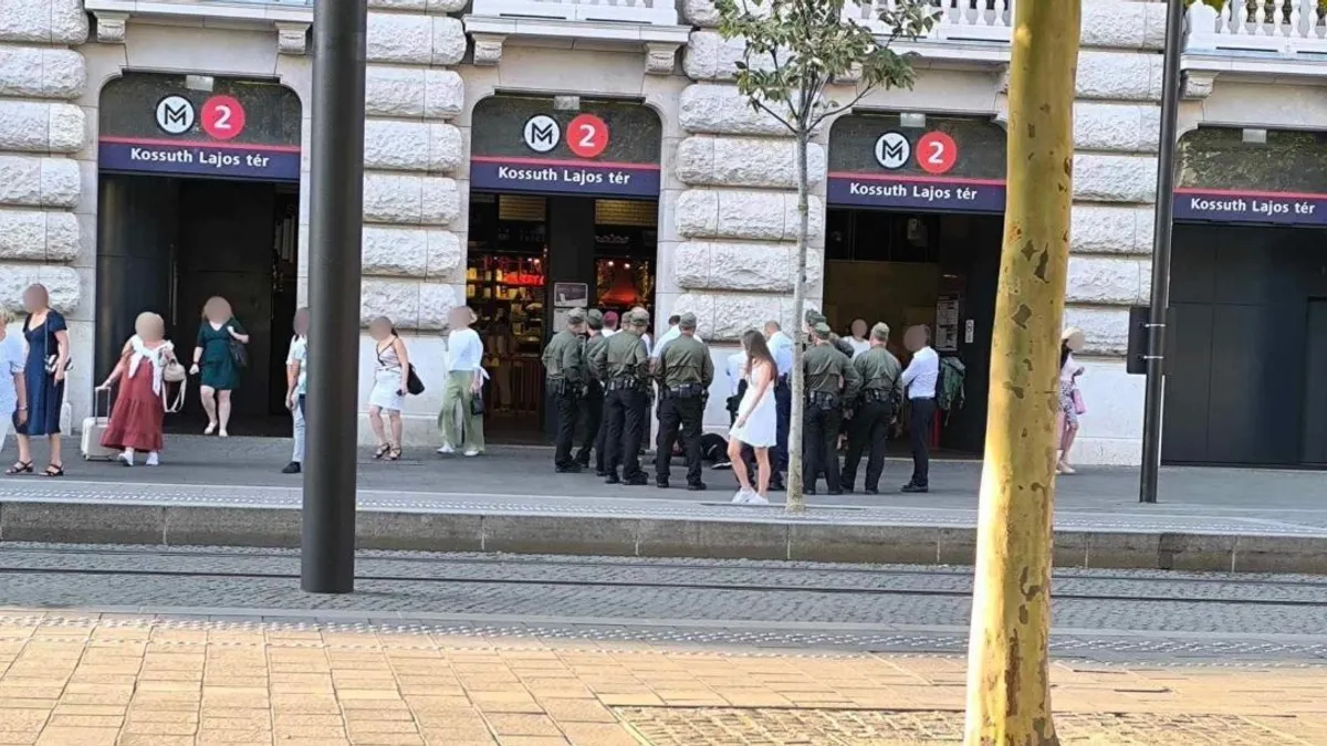 Fegyveres férfi őrjöngött a Parlamentnél - fotó