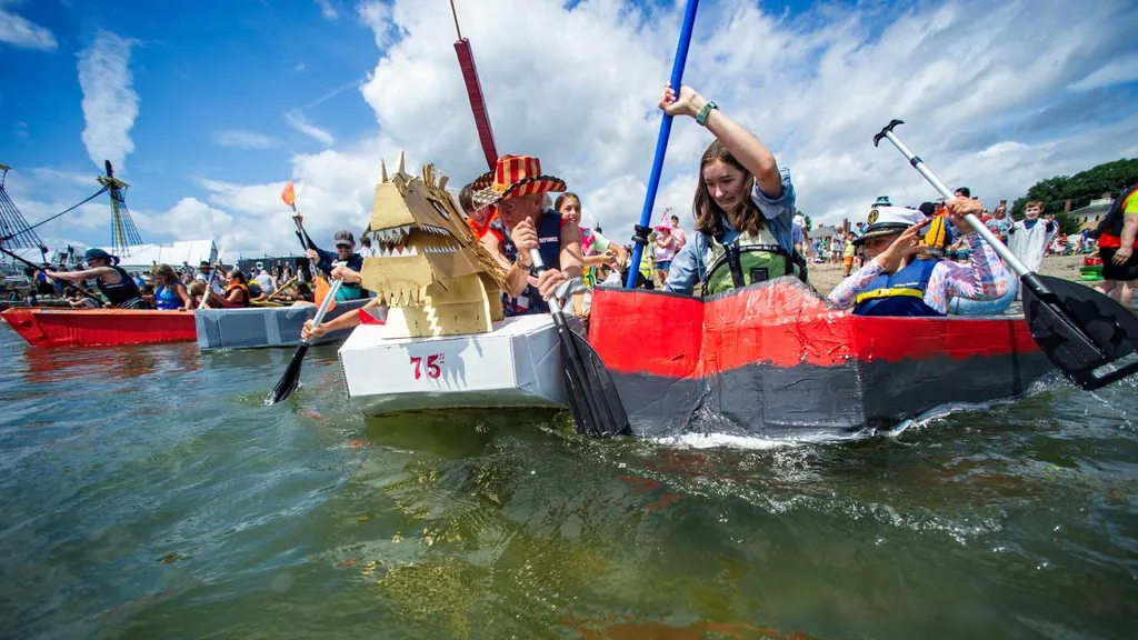 Great Salem Maritime Cardboard Boat Regatta