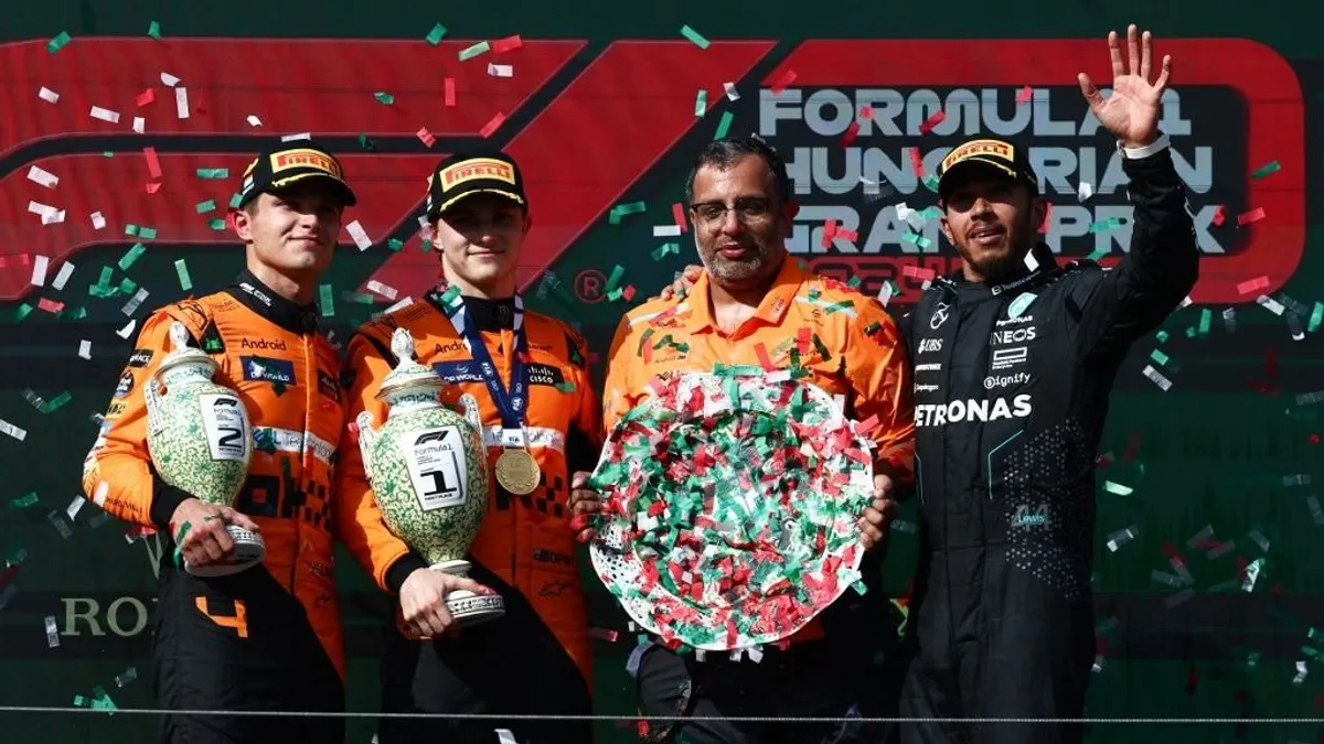 Törött bordával nyerte meg a Forma-1-es Magyar Nagydíjat a McLaren sztárpilótája