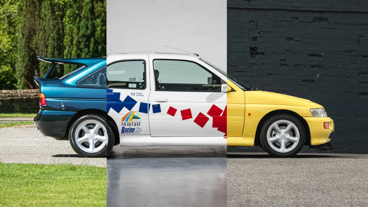 Különleges Escort RS Cosworthokra lehet licitálni