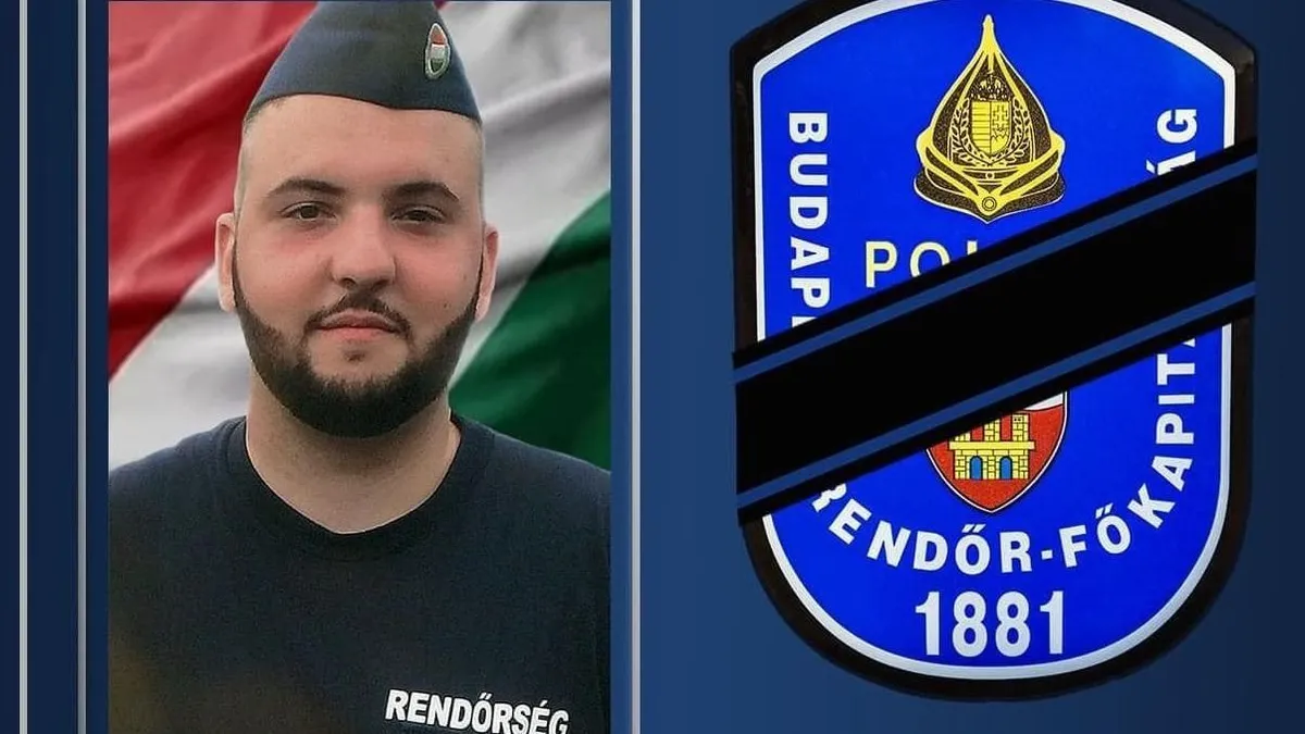 Megható írással emlékeznek a tragikus balesetben meghalt rendőrre