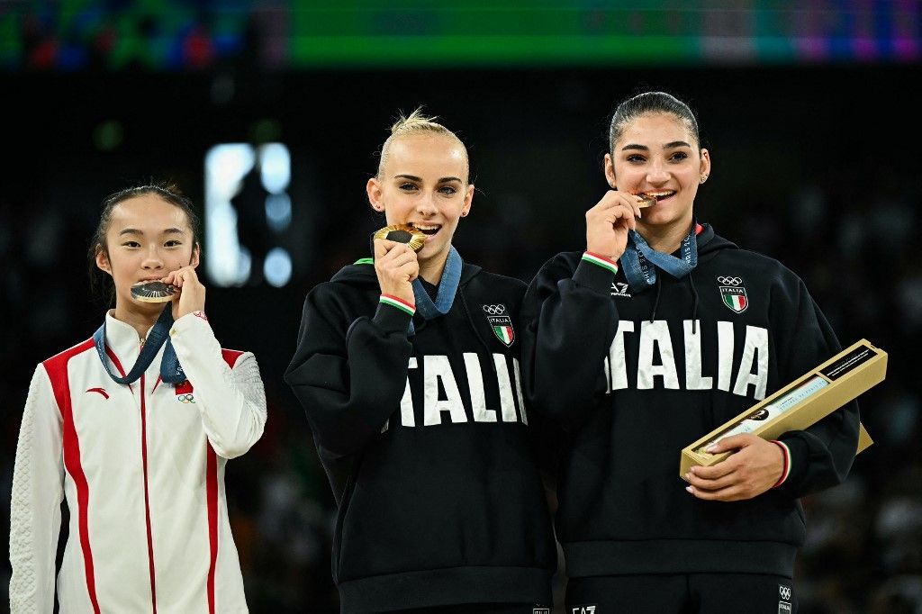 Olympics: Artistic Gymnastics - women's qualification competition, preliminary round