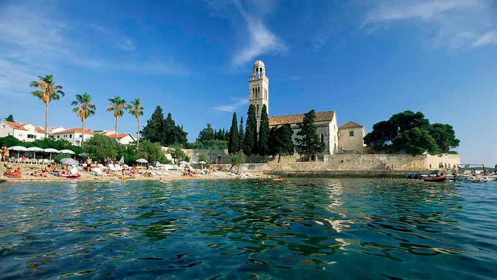 Hvar, Hvar szigete, Adriai-tenger, Dalmácia, Grebisce,  Vrboska, Stari grad, Pakleni szigetek, Sveti Nikola, tengerpart, horvát sziget, sziget, mediterrán, Horvátország, HvarHorvátország
