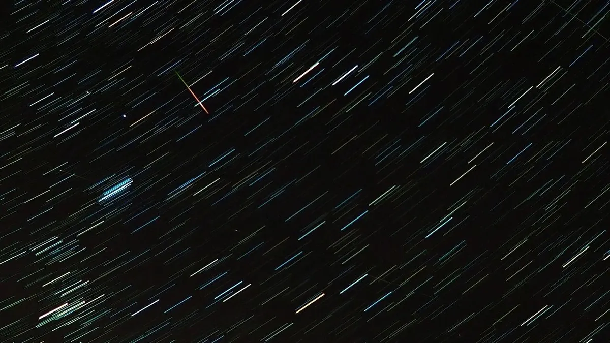 Meteorok világítják be az éjszakát