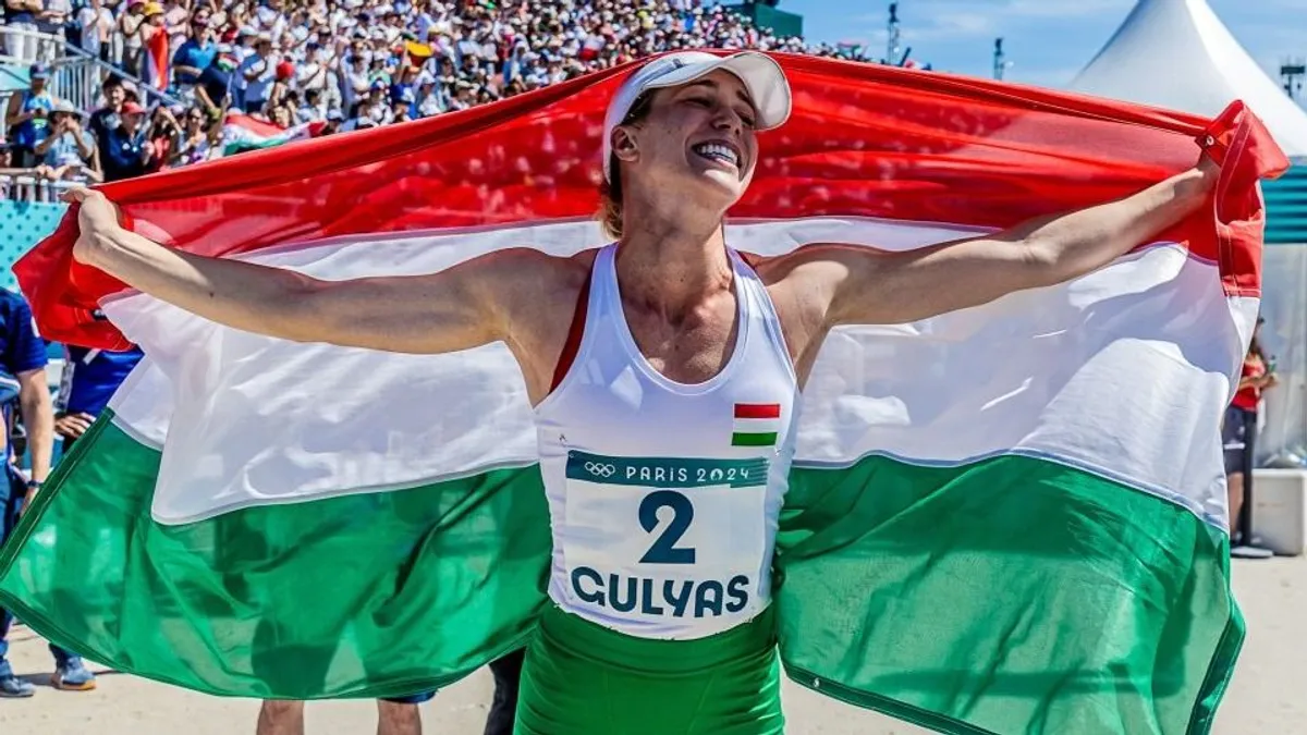 Így lett olimpiai bajnok a magyar öttusázó, Gulyás Michelle - videó