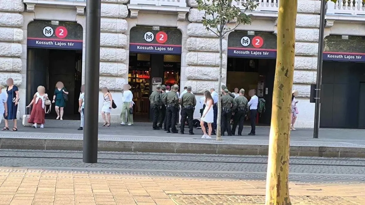 Megszólalt a rendőrség a Parlament előtt őrjöngő fegyveres férfiről