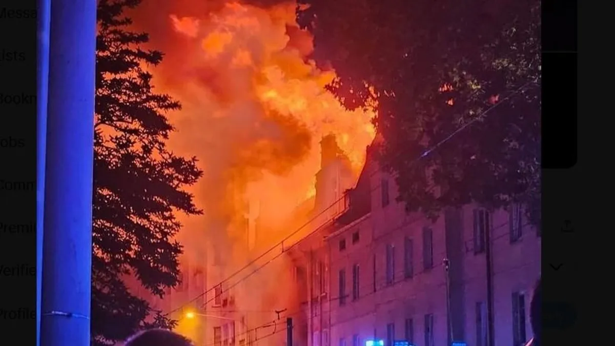 Két tűzoltó meghalt Lengyelországban egy erős robbanásban - videó