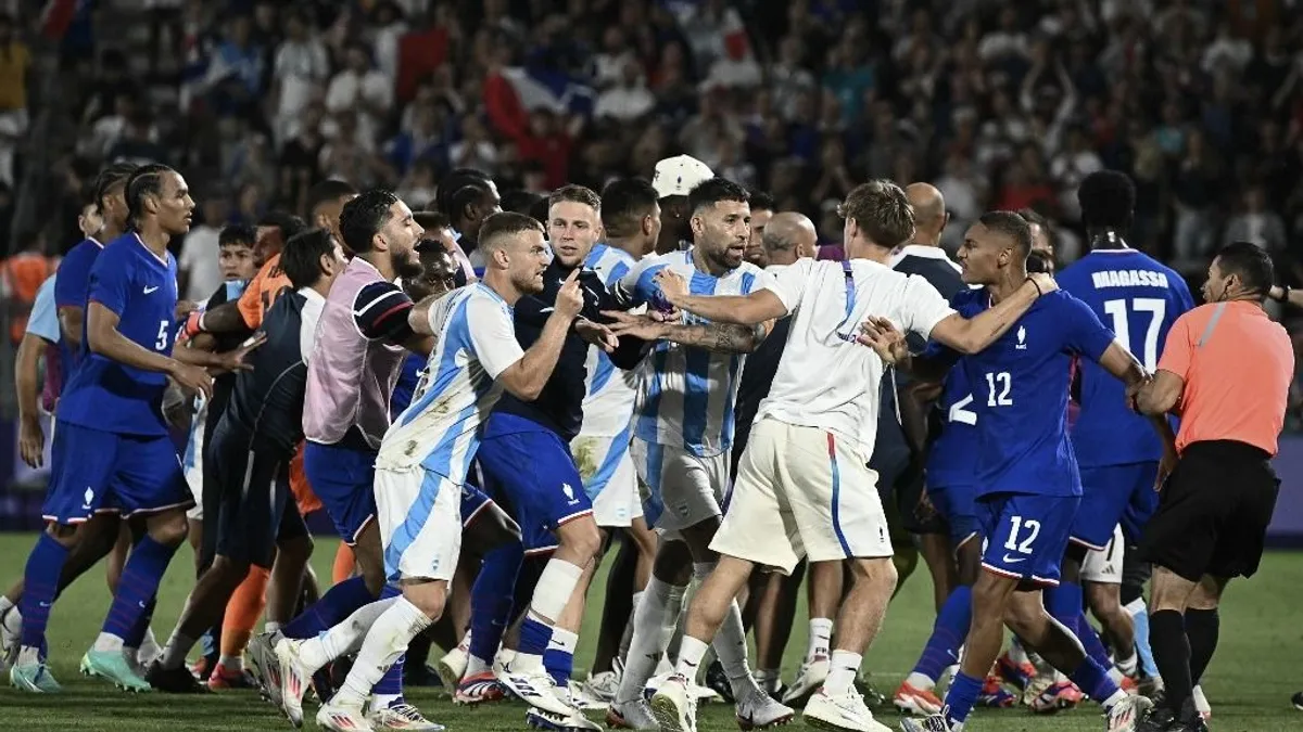 Tömegverekedés tört ki az olimpián a franciák és az argentinok meccse után
