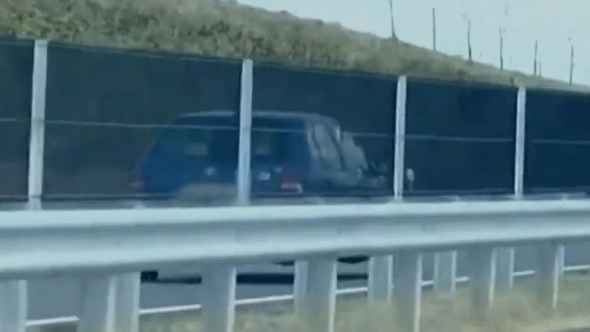 Így száguldozott az autópályán, a forgalommal szemben Encsnél egy őrült sofőr - videó
