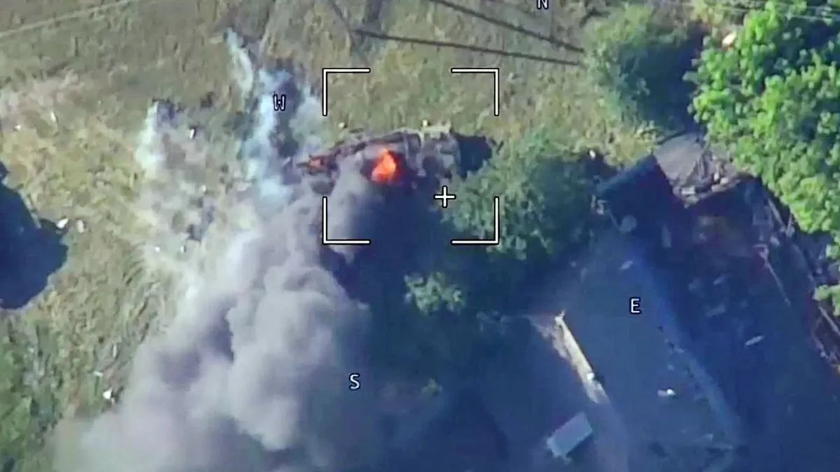Videón az ukrán dróncsapás, amiről azt hitte a NASA, hogy földrengés