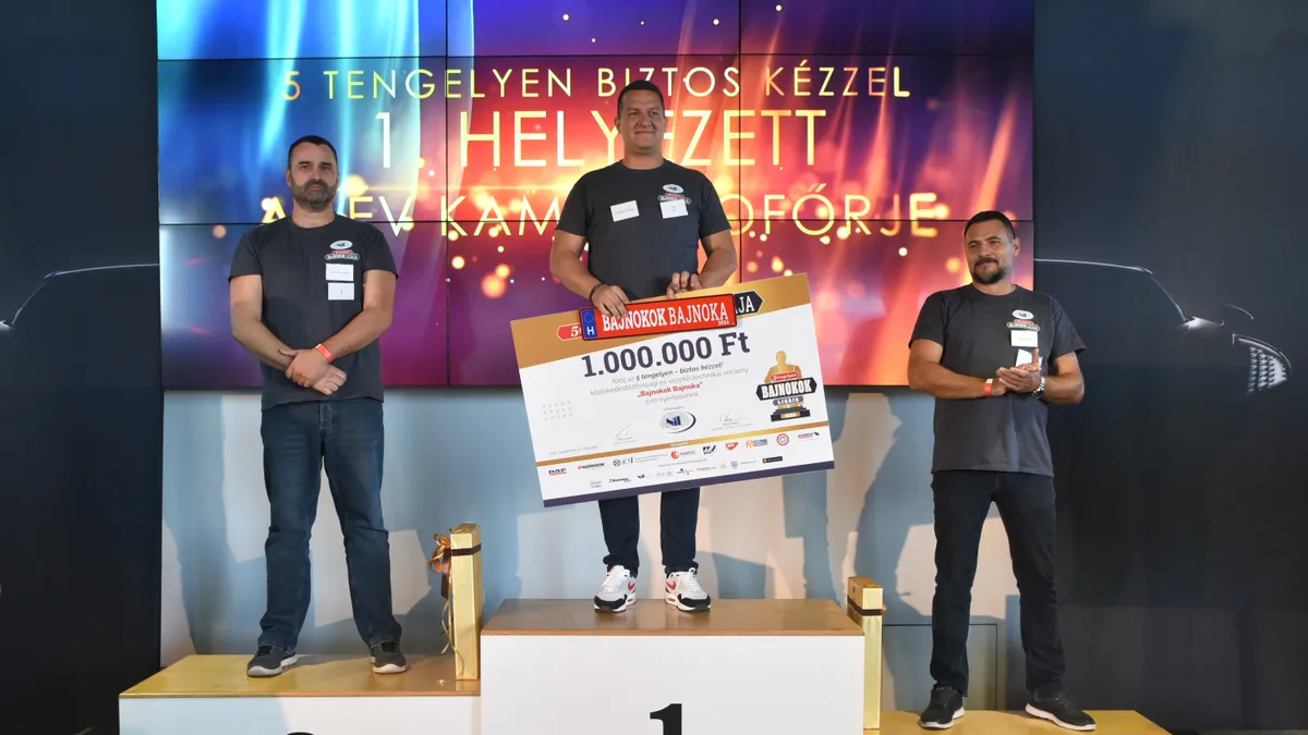 Magyarország legjobb kamionsofőrje 2024-ben is bizonyított