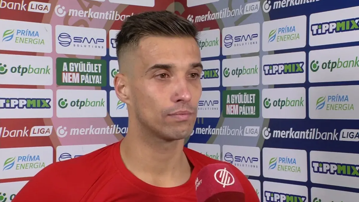 A Vasas játékosa sírva nyilatkozott az újabb vereség után - videó