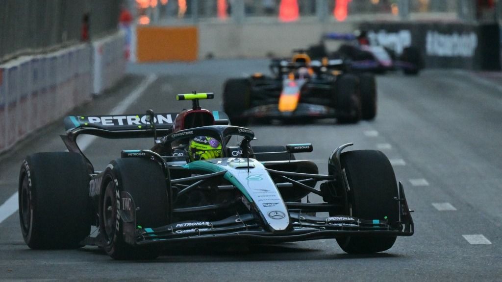 Forma-1, F1, Azeri Nagydíj, 2024, Baku, Mercedes, Lewis Hamilton