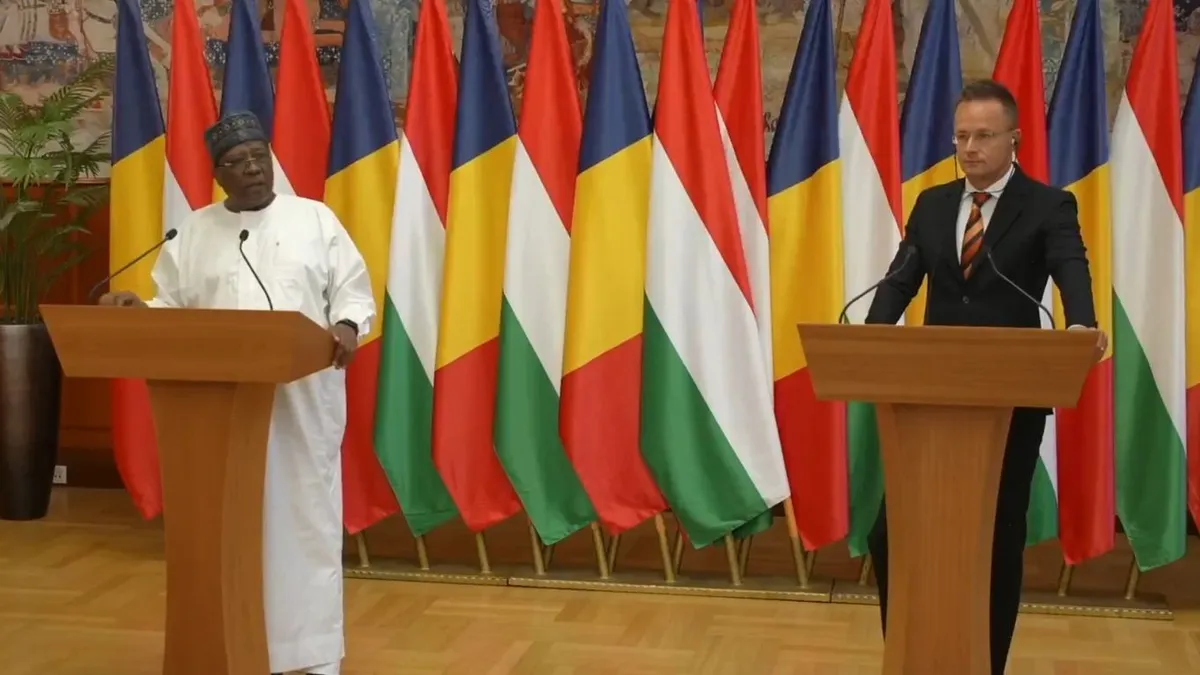 Szijjártó Péter: Magyarország átfogó stratégiai együttműködést épít fel Csáddal