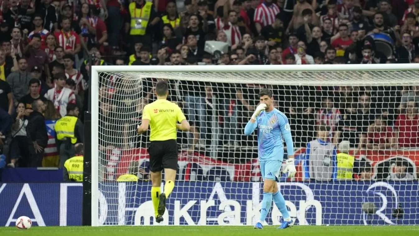 Atletico de Madrid v Real Madrid CF - La Liga EA Sports, Thibaut Courtois 