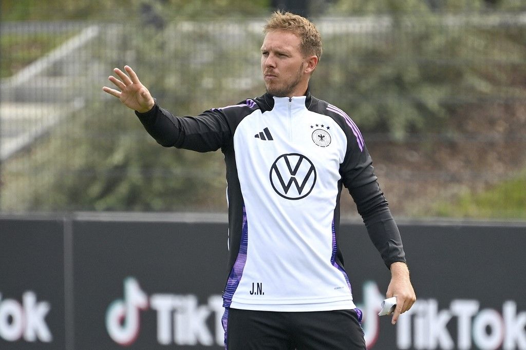 Football / Training of the German national football team in Herzogenaurach.