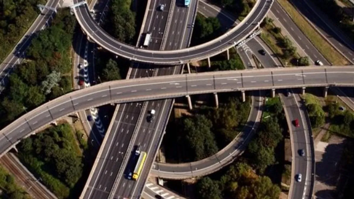 The spaghetti junction has become a major attraction among tourists.