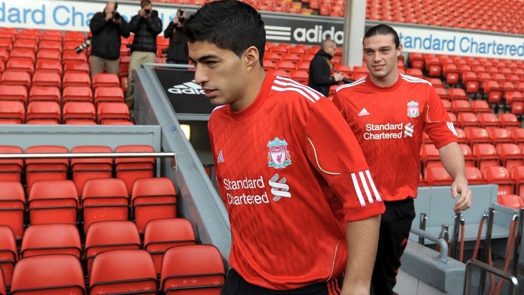 Andy Carroll, Luis Suárez, Liverpool