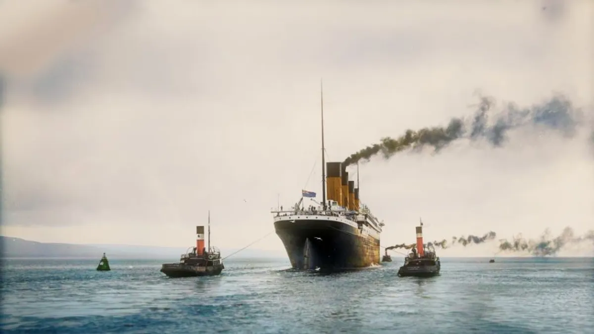 A Titanic színei, melyeket elnyel a jeges pokol