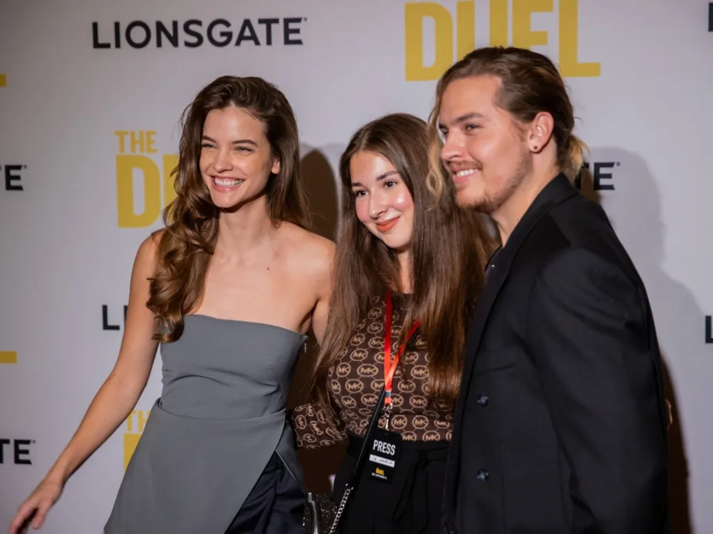 The Duel című, többszörös díjnyertes film, TheDuel, díszbemutató, BOTANIQ Turai Kastély, Tura, 2024.09.14., Dylan Sprouse és felesége Palvin Barbara, DylanSprouse, PalvinBarbara