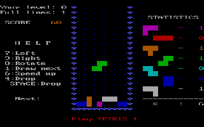 A Tetris egy 1986-os IBM PC-n