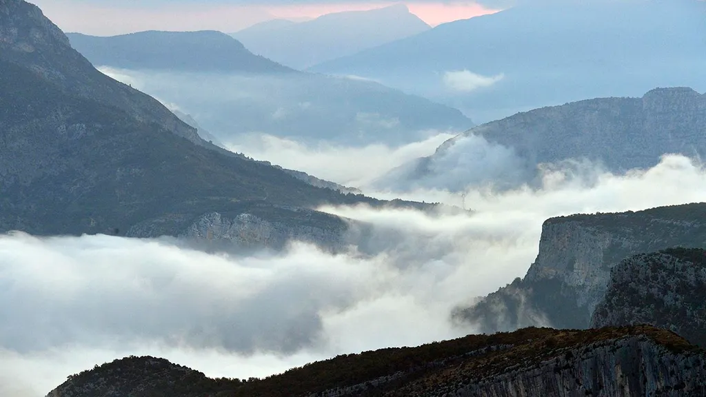 Verdon-szurdok, Provence, Délkelet-Franciaország, Franciaország, Verdonszurdok,