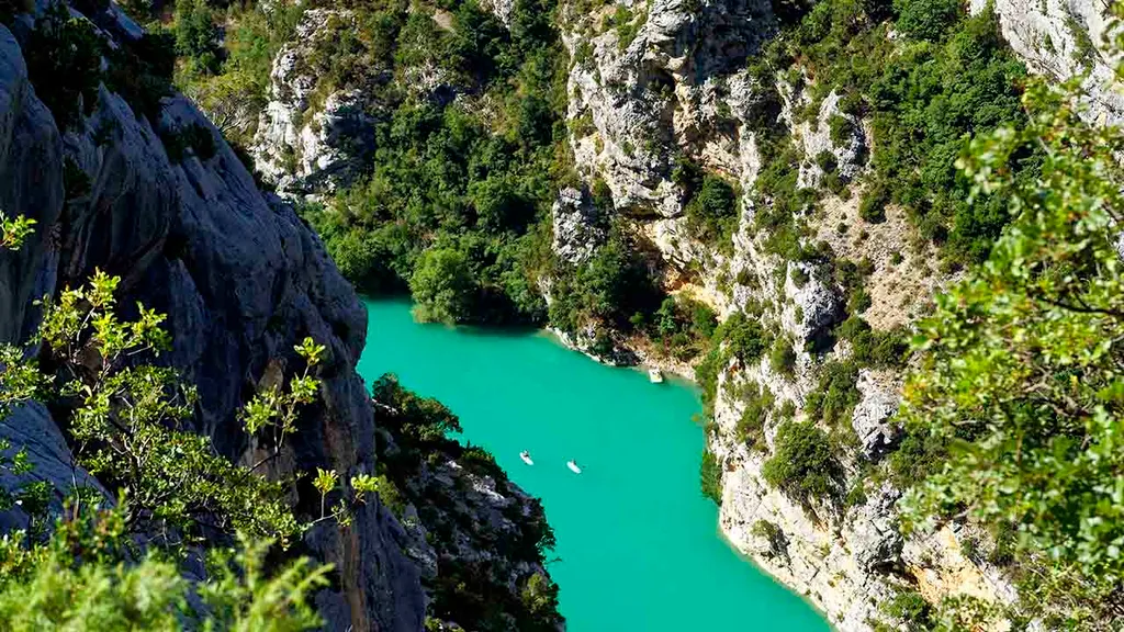 Verdon-szurdok, Provence, Délkelet-Franciaország, Franciaország, Verdonszurdok,