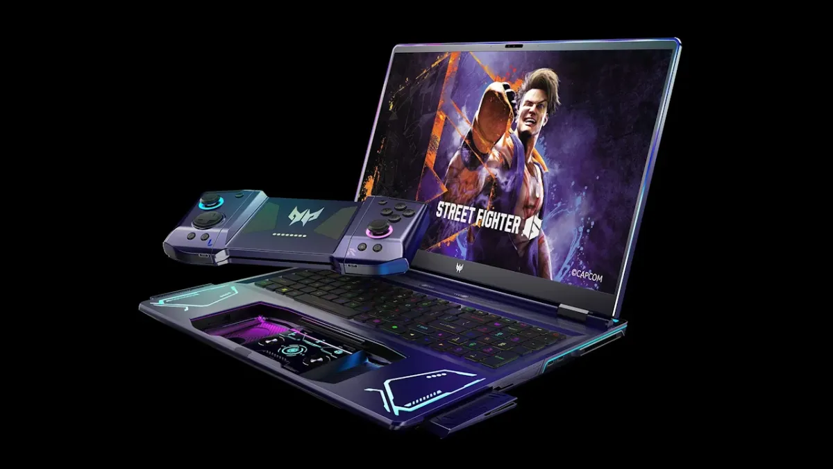 Gamepad pattintható ki az Acer gamer laptopjából