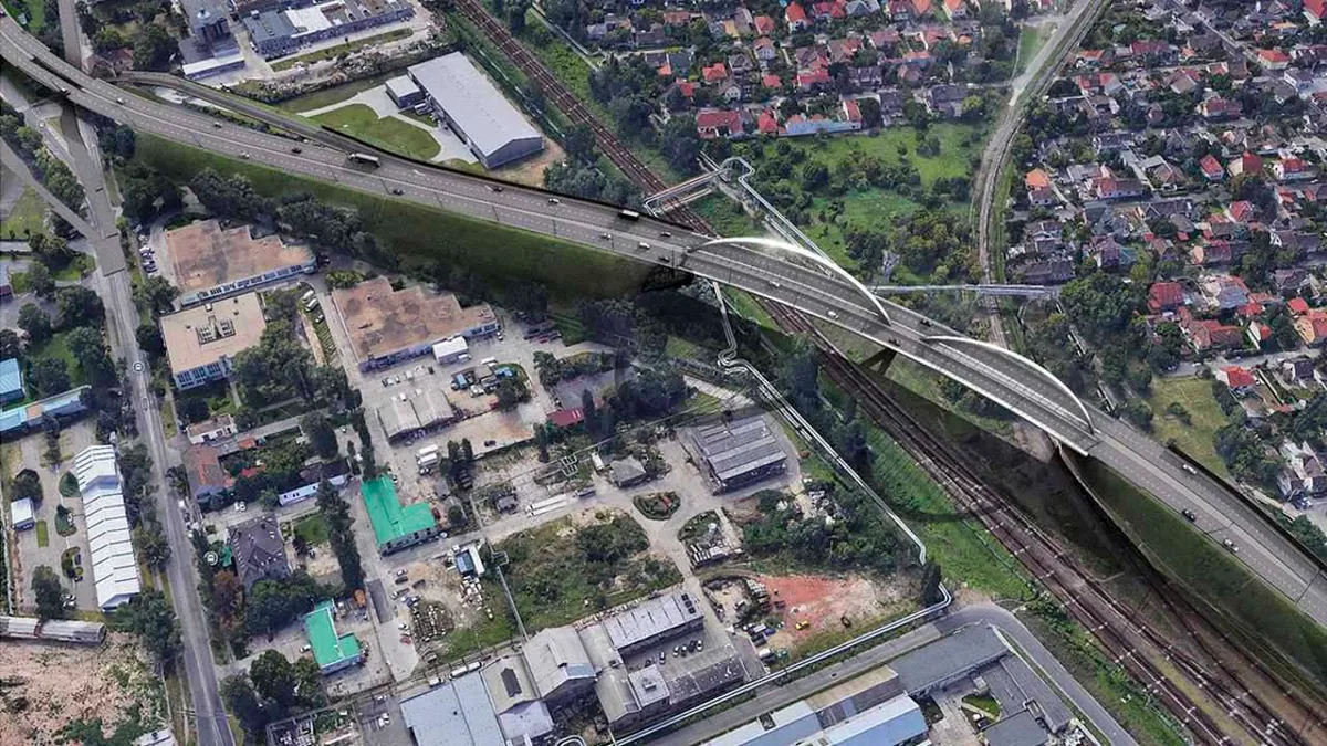 Mutatjuk, hogy fog kinézni a ferihegyi repülőtérre vezető út - fotó