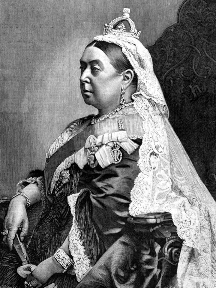 Queen Victoria (1887) Képek a királyi családról, Képekakirályicsaládról, Viktória királynő