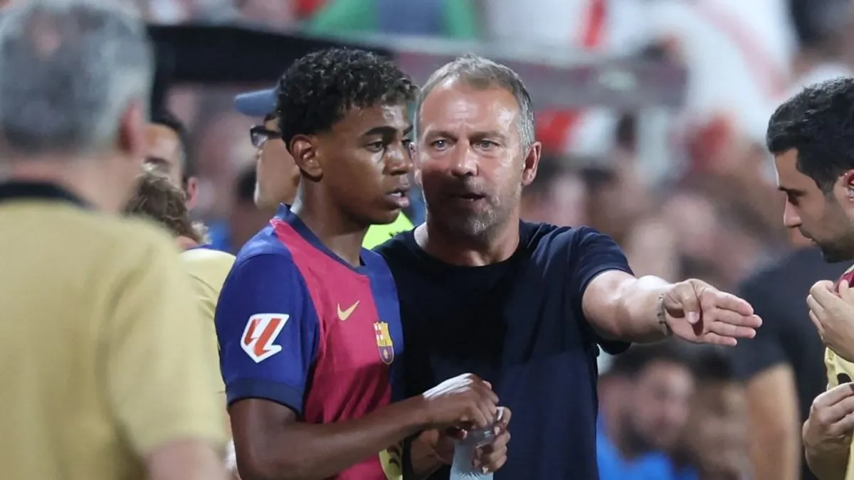 Hansi Flick pofonokkal tette helyre a Barcelona fiatal Eb-hősét