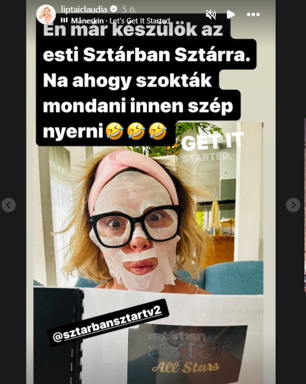 Liptai Claudia így készül a Sztárban sztárra 