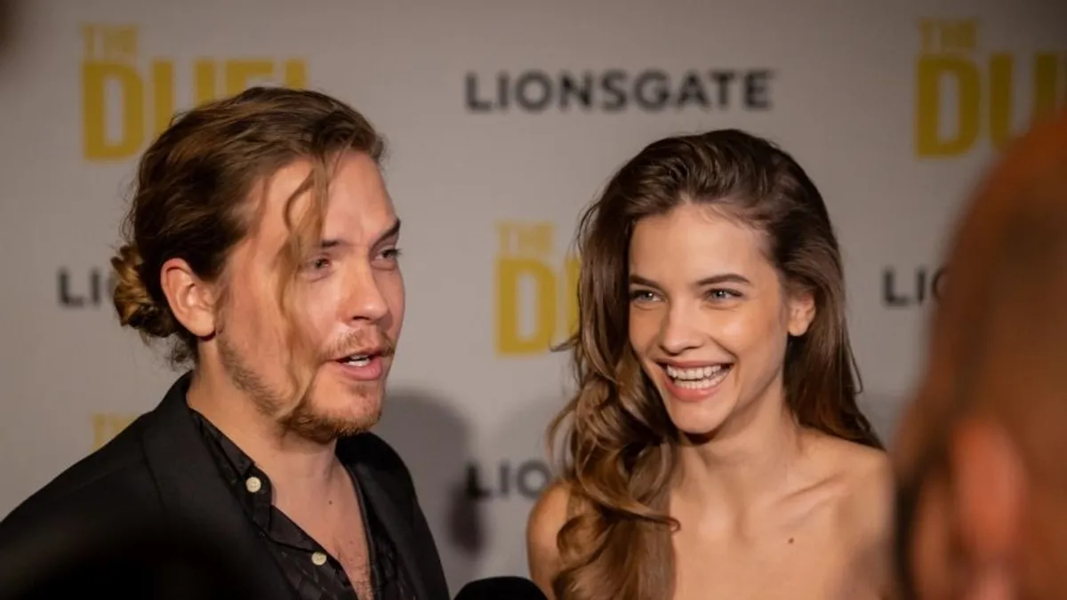 Palvin Barbara és Dylan Sprouse a turai kastélyban - fotók
