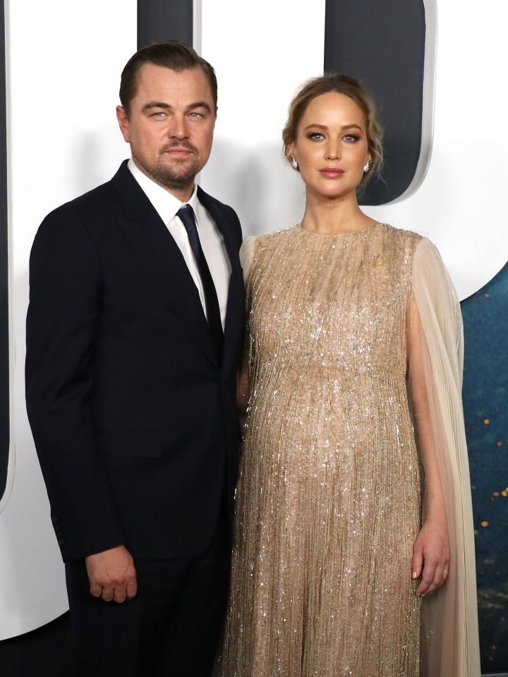 Leonardo DiCaprio és Jennifer Lawrence, JenniferLawrence, vörösszőnyeg, red carpet