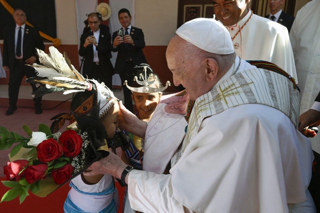 EAST TIMOR - POPE FRANCIS VISITS A SCHOOL FOR CHILDREN WITH DISABILITIES IN DILI - TIMOR LESTE - 2024/9/10