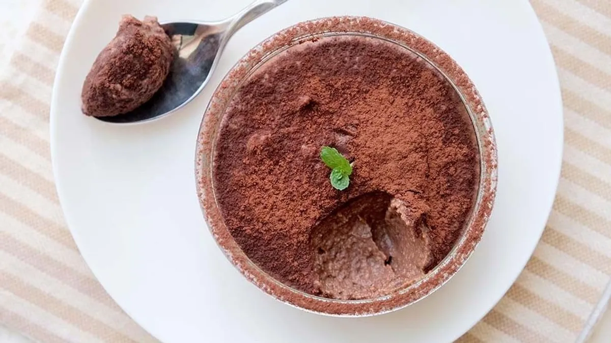Isteni pálinkás csokoládémousse házilag
