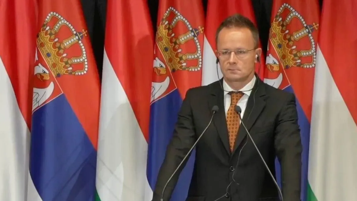 Szijjártó Péter: Ursula von der Leyen is részese az EU-bővítéssel kapcsolatban jelen lévő képmutatásnak
