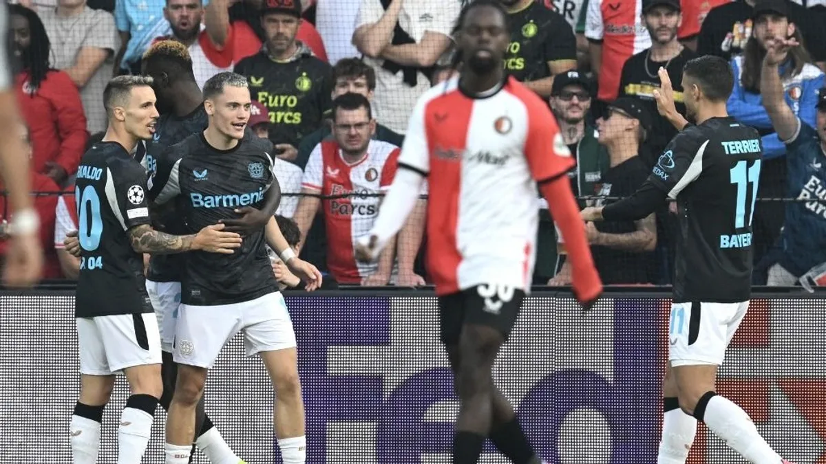 A Leverkusen megalázta a Feyenoordot a Bajnokok Ligájában