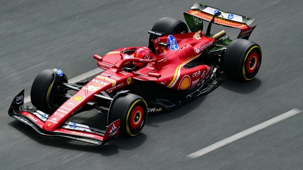 Forma-1, F1, Azeri Nagydíj, 2024, Baku, Ferrari, Charles Leclerc