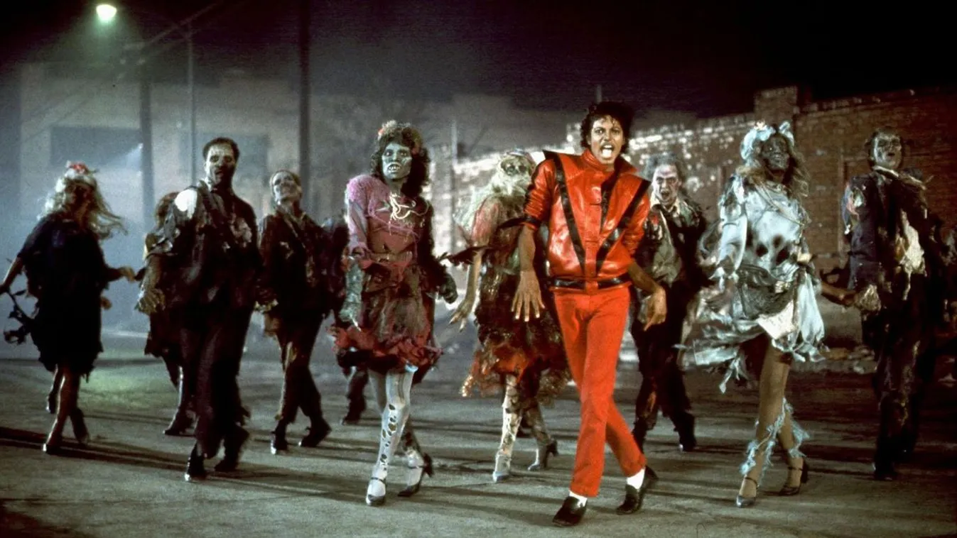 Michael Jackson a Thriller emlékezetes videoklipjében