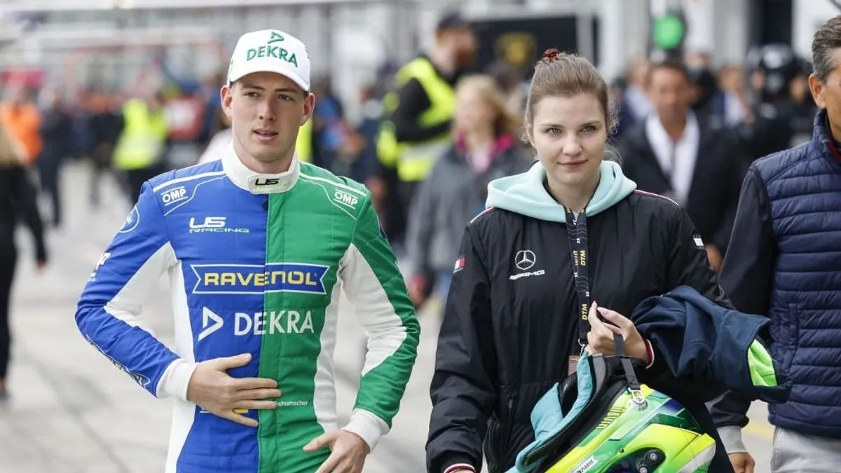 Botrányt okozott Michael Schumacher unokaöccsének magyar párja - fotó