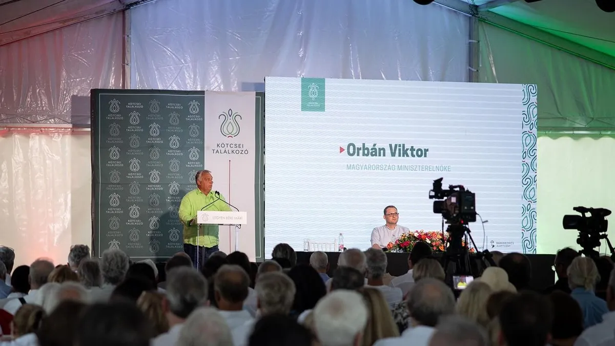 Orbán Viktor Kötcséről posztolt költségvetési