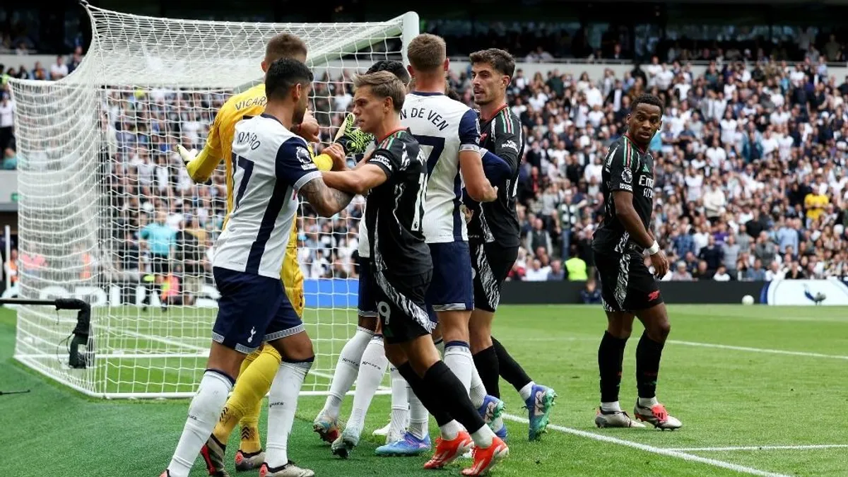 Egy gól döntött a Tottenham és az Arsenal balhés rangadóján