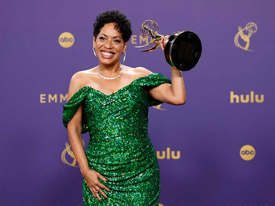 Liza Colón-Zayas, LizaColón-Zayas, 76th Primetime Emmy Awards - Press Room