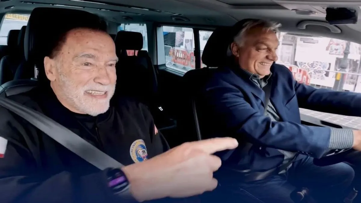 Orbán Viktor: Elvittem egy körre a Terminátort! - videó