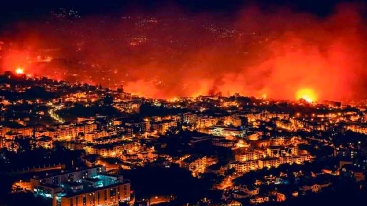 Erdőtűz pusztít Portugáliában, tűzoltók ezrei próbálják megfékezni a lángokat